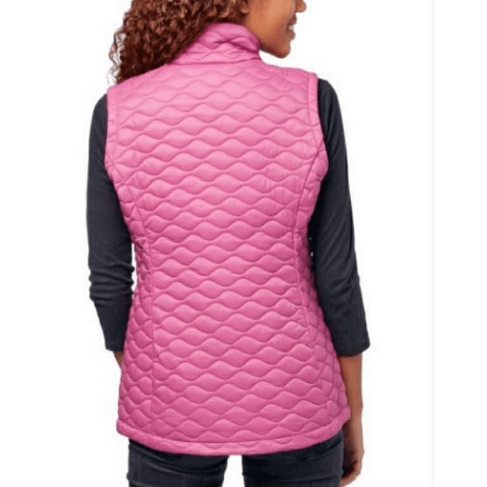 Pink Quilted Women's Vest - Picture 3 of 7